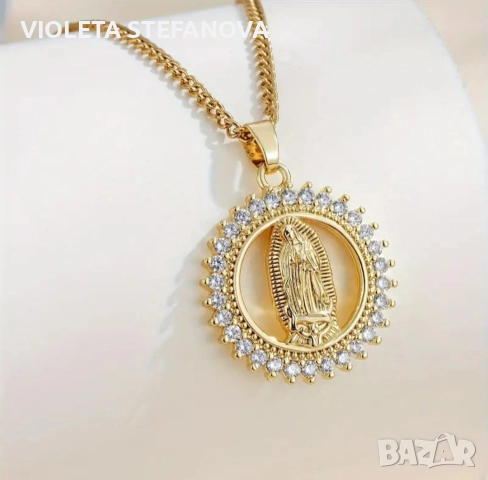 Дамски позлатени бижута от медицинска стомана , снимка 2 - Колиета, медальони, синджири - 52737138