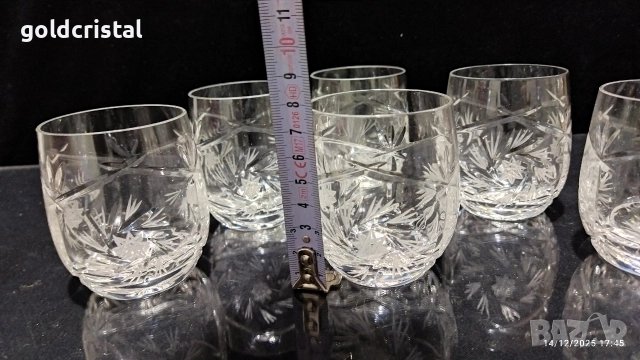 кристални чаши , снимка 4 - Антикварни и старинни предмети - 52795669