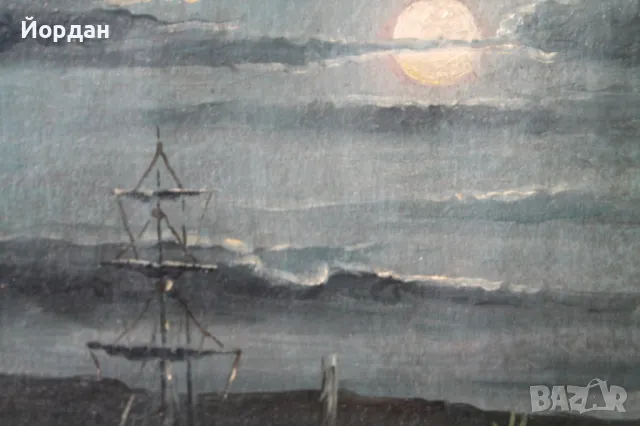 Стара картина масло върху платно, снимка 13 - Картини - 50085064