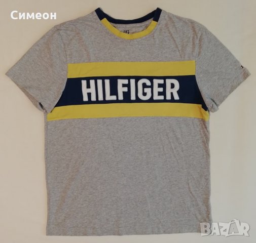 Tommy Hilfiger оригинална тениска M памучна сива фланелка