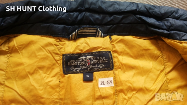 HAMPTON REPUBLIC DOWN Jacket Размер XL мъжко яке с гъши пух 12-57, снимка 11 - Якета - 52217408