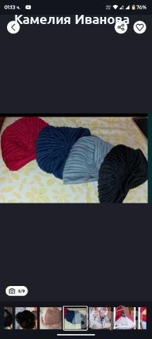 Двулицеви зимни шапки и ръкавици , снимка 7 - Шапки - 49506541