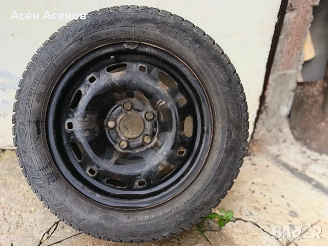 Зимни гуми 185/60/14 с джанти, снимка 7 - Гуми и джанти - 52283047