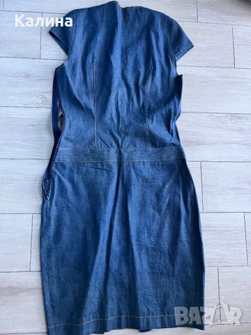 ЧИСТО НОВА Дънкова рокля, снимка 8 - Рокли - 52559676