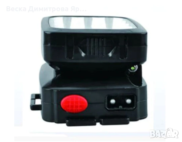 YAJIA Акумулаторна супер ярка 12 LED челна лампа YJ-1837 черна FL109-C, снимка 2 - Лед осветление - 52529635