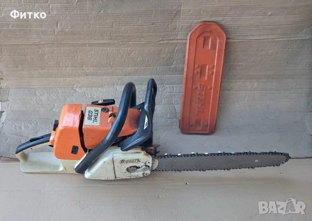 Моторна резачка STIHL 036 / Щил 036, снимка 12 - Моторни триони/резачки - 56443528