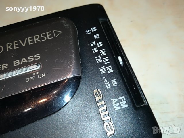🛑AIWA HS-T29 WALKMAN REVERSE TAPE/RADIO 1909221900, снимка 9 - Радиокасетофони, транзистори - 38053309