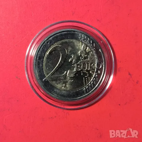 Нидерландия 2 евро 2012 10 години от въвеждането на еврото, снимка 2 - Нумизматика и бонистика - 49574243