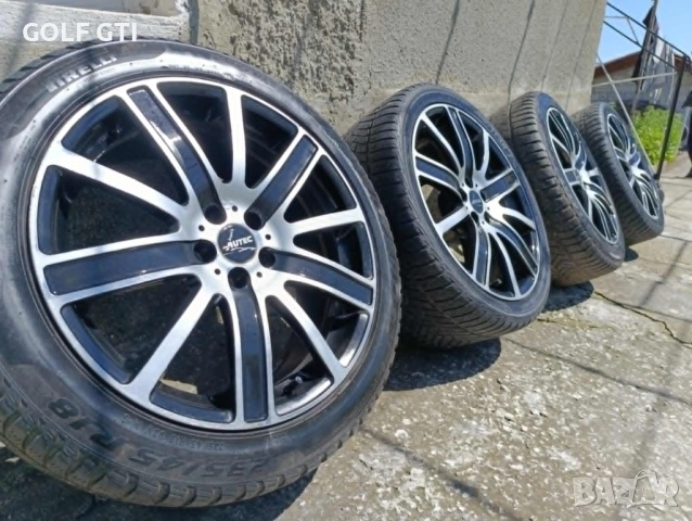 Джанти с гуми 18-ки 5х100 Alutec Germany, снимка 4 - Гуми и джанти - 54334257