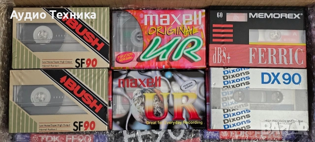 Нови аудио касети TDK Sony Memorex Maxell Dixons Bush, снимка 2 - Аудио касети - 54196272