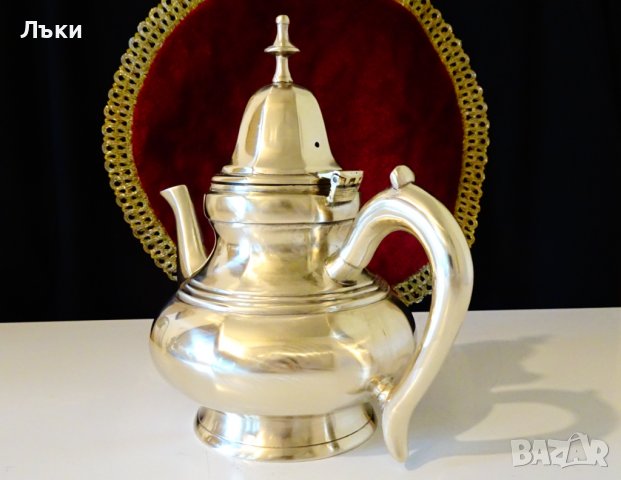 Бронзова кана,чайник 1 кг.,маркирана. , снимка 3 - Антикварни и старинни предмети - 36772313