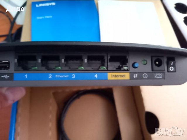 Linksys E2500 Dual-Band WiFi Router, безжичен рутер в отлично състояние, снимка 4 - Рутери - 38575686