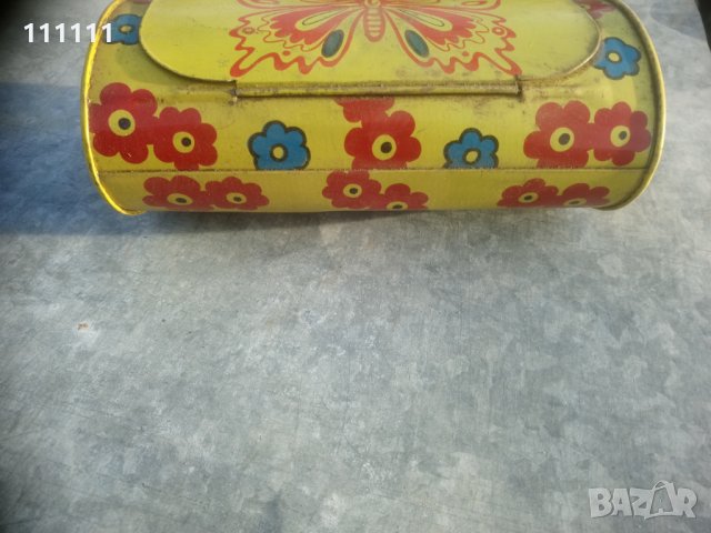 Кутия метална от комунистическо време  много запазена , снимка 5 - Колекции - 31230837
