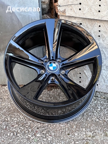 Джанти за БМВ BMW Style 128 Black 19 “ цола 5х120 чисто нови Спорт Пакет E38 E39 E60 E61, снимка 3 - Гуми и джанти - 52436349