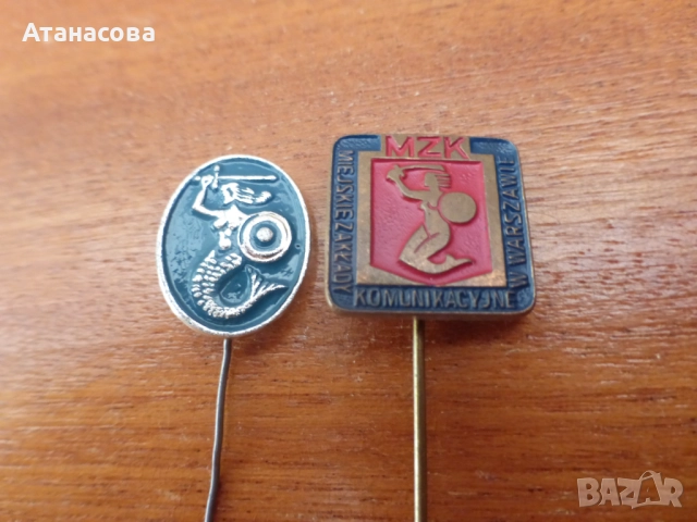 Полски значки с герба на Варшава значка, снимка 2 - Колекции - 52504215