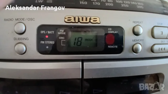 AIWA CSD - SR535 радиокасетофон СD , снимка 12 - Радиокасетофони, транзистори - 56126347