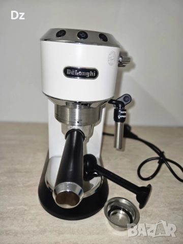 Кафемашина DeLonghi - EC685.W Dedica, 15 bar, 1.1 l, бяла