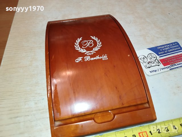 F. Bartholdi Italy-ДЪРВЕНА КУТИЯ ЗА КОЛЕКЦИЯ 1102241157, снимка 4 - Колекции - 44239198