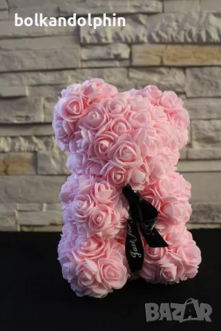 Романтични мечета от рози за Свети Валентин , снимка 2 - Подаръци за жени - 48838415