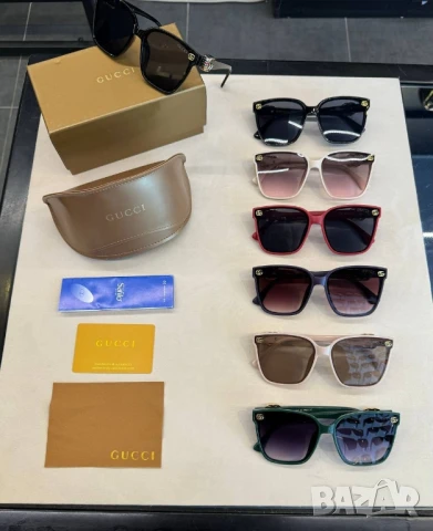 очила с черен обикновен калъф и ув защита christian dior gucci 