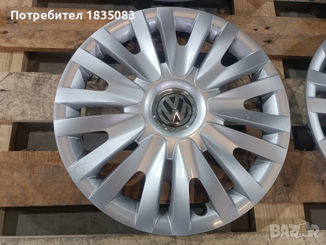 Оригинални тасове VW 15 цола, снимка 3 - Аксесоари и консумативи - 52705107