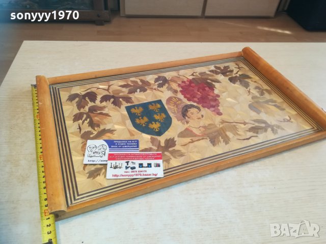 красиво пано 53х32см-дърво/стъкло 2201210858, снимка 6 - Колекции - 31512330