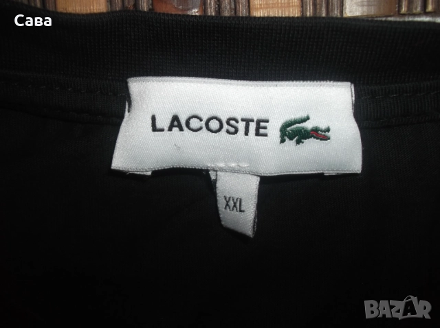 Тениски LACOSTE  мъжки,ХЛ-2ХЛ, снимка 5 - Тениски - 51597327