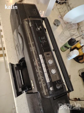aiwa радио касетофон с cd, снимка 5 - Радиокасетофони, транзистори - 56059454