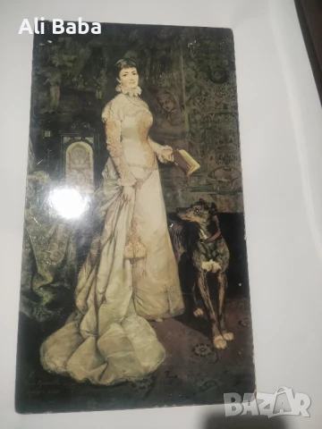 Картина репродукция Потрет на полската актриса Хелена Моджеевска, снимка 1