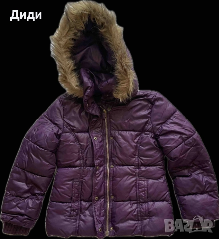 Детско зимно яке с махаща се качулка за момиче H&M