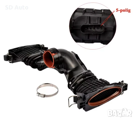 Дебитомер / Измерител на масата на въздуха / Лястовица за Mercedes C Klasse,E Klasse,S Klasse,ML,GL , снимка 6 - Части - 50486471