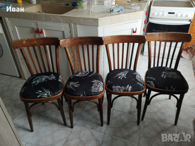 Продавам столове тип виенски, снимка 4 - Столове - 44729343