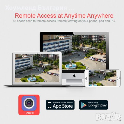 ГАРАНЦИЯ! Full HD WiFi камера 5MP за външно видеонаблюдение от телефон, снимка 9 - Камери - 29718225