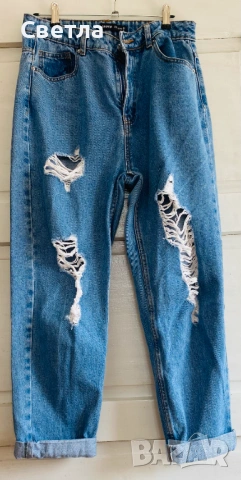 ЛОТ-Bershka,ZARA,CROPP,PULL&BEER,SHEIN-S/XS/L-Къси 8бр.+1бр.дълги дънкови пантал.-незавършен подгъв, снимка 4 - Дънки - 52976545