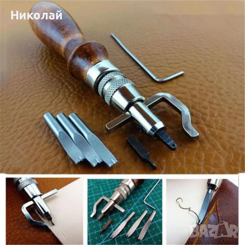 Комбиниран сарашки инструмент , инструмент за обработка на кожа , инструменти, снимка 2 - Други инструменти - 42897413