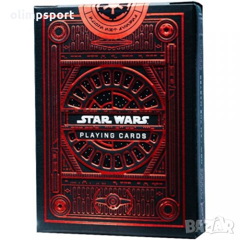 карти за игра STAR WARS ТЪМНАТА СТРАНА (ЧЕРВЕНИ) нови  Официален продукт на Междузвездни Войни, прои, снимка 1 - Карти за игра - 31476206