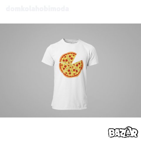 Комплект Мъжка тениска и Детско боди с мотив Pizza,2 броя,Пълноцветна щампа, Не се бели , снимка 4 - Тениски - 31618922