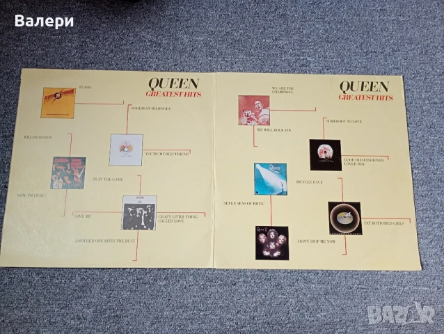Двойна грамофонна плоча "Queen Greatest hits", снимка 3 - Грамофонни плочи - 51203092