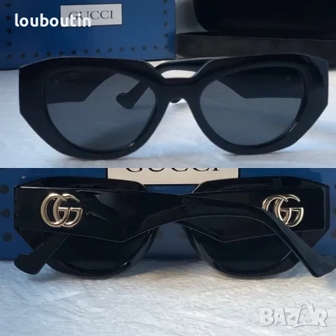 GUCCI с лого 1:1 дамски слънчеви очила котка 2 цвята