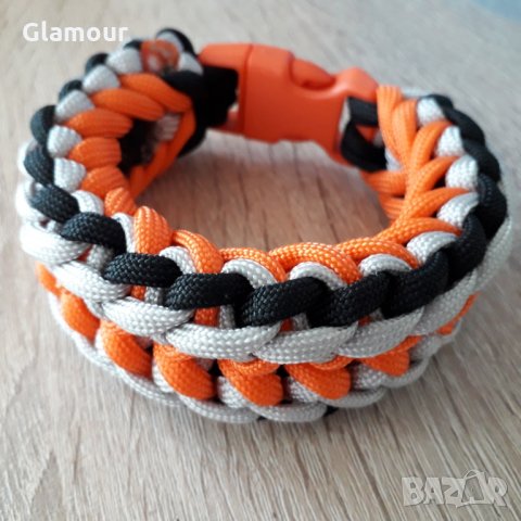 Паракорд гривна за мъже/18/19см/, снимка 7 - Гривни - 34204092