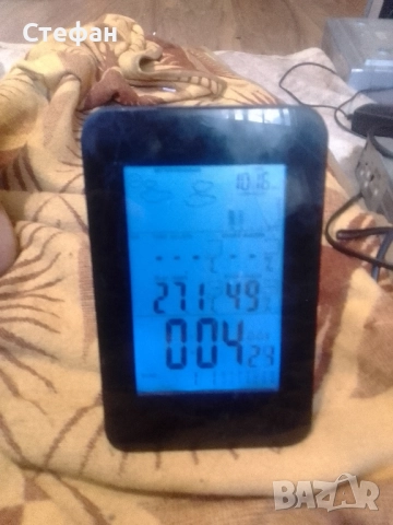 часовник аларма термометър календар атмосферното налягане , снимка 2 - Друга електроника - 51685954