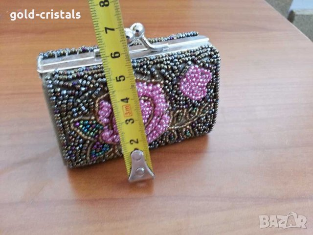 Ретро чантичка портмоне с мъниста , снимка 7 - Антикварни и старинни предмети - 31273745