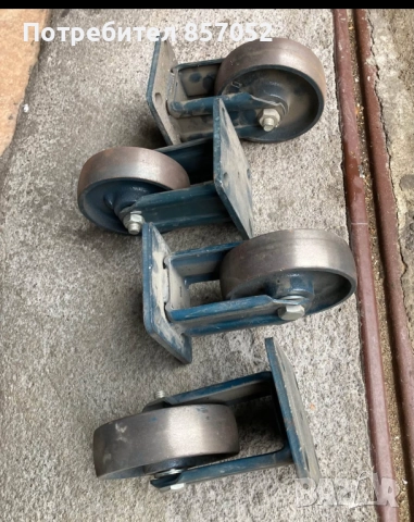 Чугунени колела, до 300кг, снимка 2 - Други машини и части - 52819229