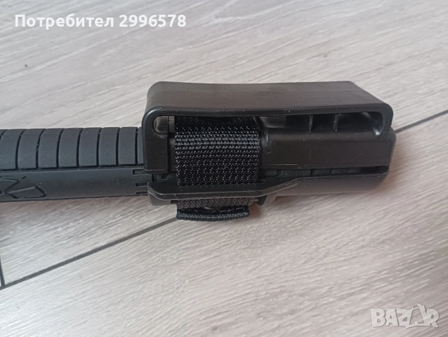 Метална телескопична палка с полимерен калъф пластмасов кобур, снимка 4 - Бойно оръжие - 54037226