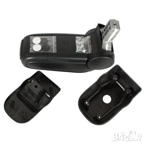 Подлакътник за Opel Corsa D 2006-2014 от черна еко кожа, снимка 2 - Аксесоари и консумативи - 55859963