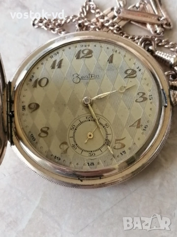 ZENTRA - ДЖОБЕН ЧАСОВНИК РАБОТЕЩ , снимка 2 - Антикварни и старинни предмети - 54335091