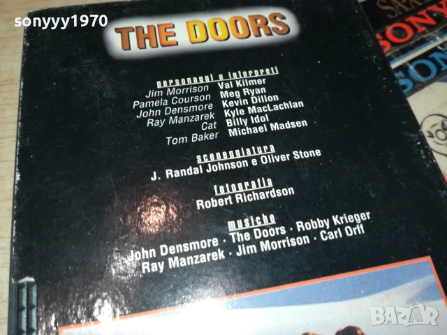 THE DOORS USA 1991-ORIGINAL VHS VIDEO TAPE 2905250424, снимка 16 - Други музикални жанрове - 50465279