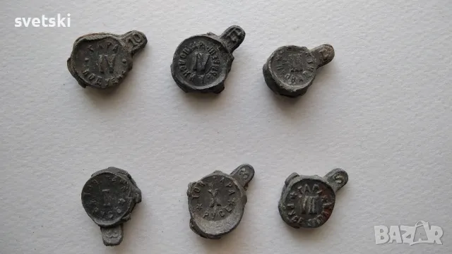 Колекция стари оловни ЖП печати - пощенски / транспортни пломби , снимка 3 - Колекции - 47927175