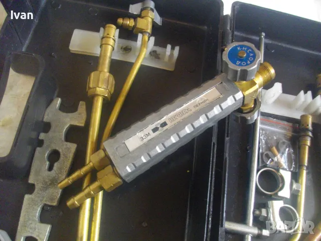 НОВИ КРАКРА ЗЗМ ПЕРНИК Куфар комплект българска газо-пламъчна горелка и резак за рязане заваряване , снимка 4 - Други инструменти - 47547930
