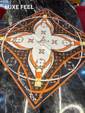 Дамски Шалове - Коприна ⚜️ Louis Vuitton , снимка 15 - Шалове - 53021300